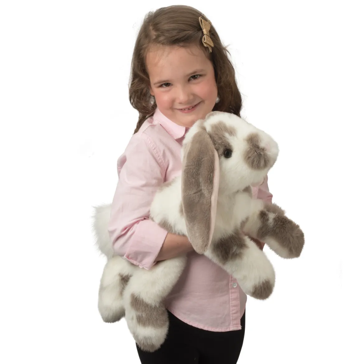 Ramsey DLux Gray Spotted Bunny