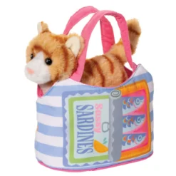 Sardine Sassy Pet Sak w/ Orange Striped Cat